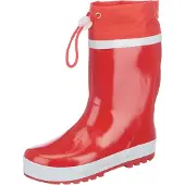 Playshoes Botas de lluvia rojo / blanco