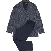 Götzburg Pijama largo navy / gris