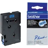 Brother TC-501 cinta negro sobre azul 12 mm (original)