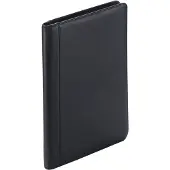 Dermata Caso de escritura Piel natural 35.5 cm negro