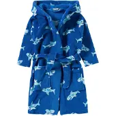 Playshoes Albornoz azul claro / azul oscuro / blanco