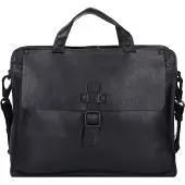 Harold's Aberdeen Maletín Piel natural 37 cm negro