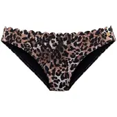 LASCANA Braga de bikini 'Lexa' marrón / marrón claro / negro