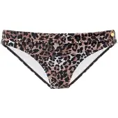 LASCANA Braga de bikini 'Lexa' marrón / caramelo / negro