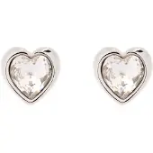 Ted Baker Pendientes 'HAN: CRYSTAL HEART EARRING' plata