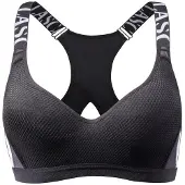 LASCANA Sujetador deportivo negro / blanco