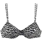 LASCANA Top de bikini negro