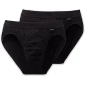 Schiesser Braga '2-Pack Authentic' negro