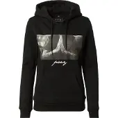 Mister tee Sudadera 'Pray' gris claro / negro / blanco