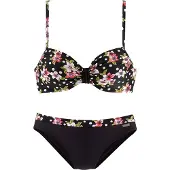 LASCANA Bikini verde / rosa / rojo / negro