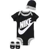 Nike Kids Conjunto 'Futura' gris moteado / negro / blanco