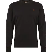 Ralph Lauren para hombre. 710671468001 Camiseta de punto jersey Custom Slim Fit negro (XXL), Casual, Algodón, Manga larga, Polo Ralph L
