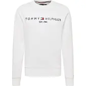 Tommy Hilfiger Sudadera 'Logo Embroidery Flex' navy / rojo / blanco