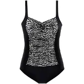 LASCANA Traje de baño negro / blanco