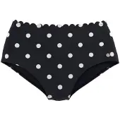LASCANA Braga de bikini negro / blanco
