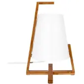 Atmosphera Lámpara de noche de bambú Gong, 32 cm