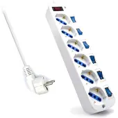 Ewent EW3932-3m Regleta 6 Tomas / 6 interruptor 3m