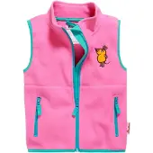 Playshoes Chaleco 'DIE MAUS' turquesa / ocre / dorado / rosa