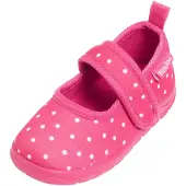 Playshoes Zapatillas de casa rosa / blanco