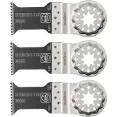 Fein Hoja de sierra SL E-Cut S, acero de alta velocidad (HCS), 50x35 mm, embalaje de 3 unidades