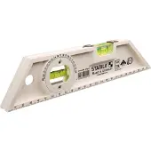 Stabila Nivel de burbuja de 25 cm, modelo 104, versátil