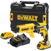 DeWalt Atornillador de Pladur DCF620D2K (2 x 2,0 Ah + DCB112 + TSTAK II + Cargador rápido de tornillos)