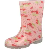 Beck Botas de lluvia 'Kirschen' verde / rosa / rojo