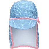 Playshoes Gorra 'Krebs' azul claro / rosa / blanco