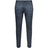 Only & Sons Pantalón chino 'ONSMark' navy / azul noche / blanco