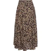 LASCANA Falda beige / negro