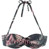 LASCANA Top de bikini negro