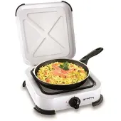 Kemper Placa de cocina a gas, 1 fuego, 1400W