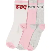 Levi's Calcetines gris moteado / rosa / rojo carmesí / blanco