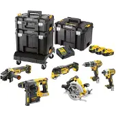 DeWalt Kit DCK685P3T (DCD796 + DCF887 + DCH273 + DCG405 +DCS570 + DCS355 + 3x5,0Ah + DCB115 +TSTAK II + 2xTSTAK VI + base TSTAK)