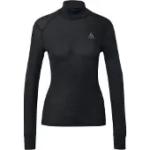 Odlo - Ropa interior térmica mujer - Active Warm Baselayer Top Turtle Neck W Black - Talla S - Negro