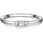 Glanzstücke Anillo plata / transparente