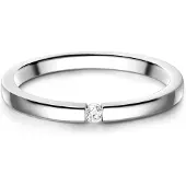 Glanzstücke Anillo plata / transparente