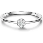 Glanzstücke Anillo plata / transparente