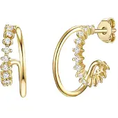 Glanzstücke Pendientes oro / plata