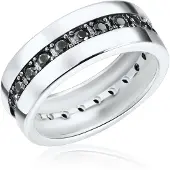 Rafaela Donata Anillo negro / plata