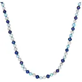 Valero Pearls Cadena navy / azul claro / plata / blanco perla