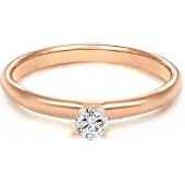 Trilani Anillo oro rosa / plata