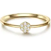 Glanzstücke Anillo oro / transparente
