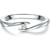 Trilani Anillo plata / transparente