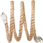 Flamingo Juguete Para Pájaros Twister Sisal