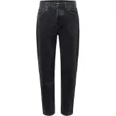 Carhartt WIP - Pantalones - Newel Pant Denim Black Stone Washed - Talla 30 US - Negro