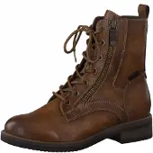 Tamaris Botines con cordones marrón
