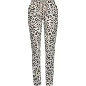 LASCANA Pantalón de pijama naranja pastel / negro / blanco