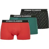 Urban Classics Calzoncillo boxer navy / verde / rojo