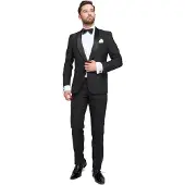 Suitable Brooklyn Esmoquin Negro talla